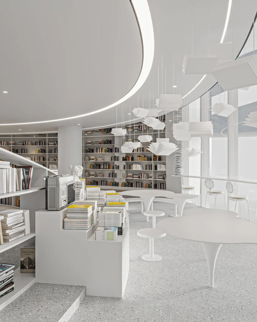 HOMESEE Nanjing New Concept Bookstore Commercial Interior Design commercial interior case image 06