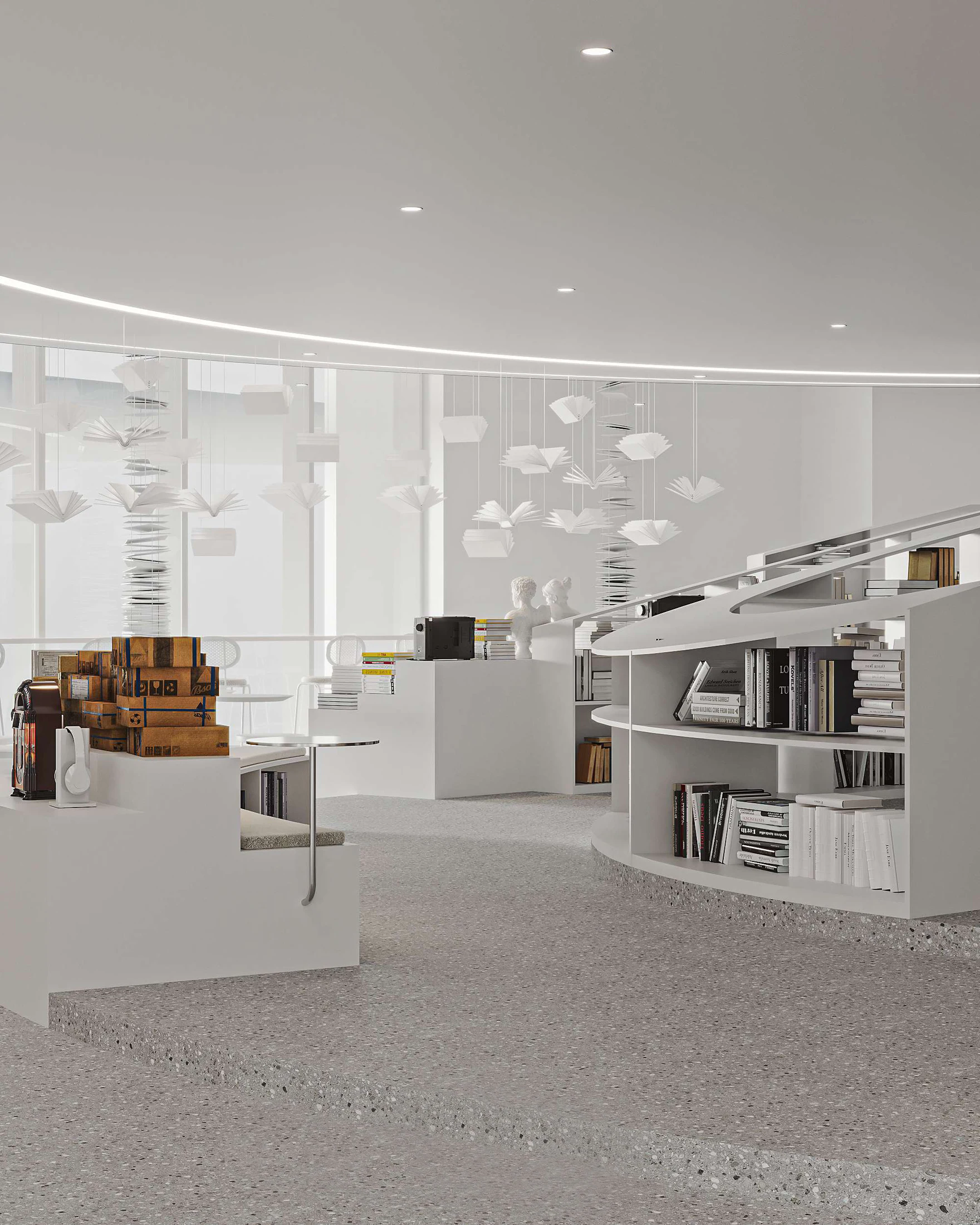 HOMESEE Nanjing New Concept Bookstore Commercial Interior Design commercial interior case image 09