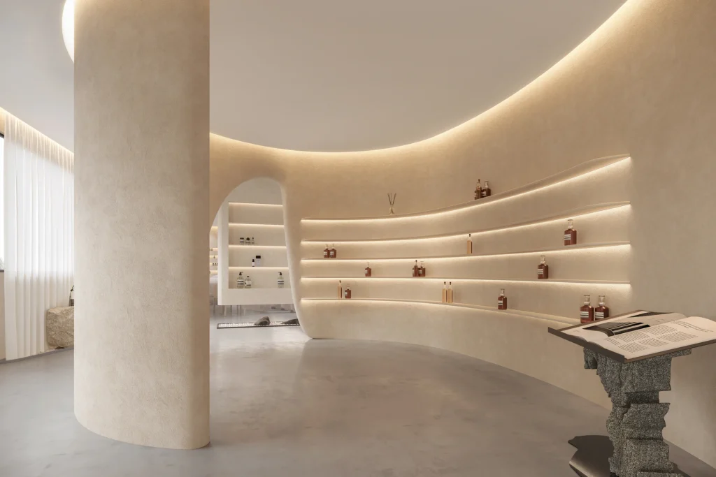 HOMESEE CITTA Wood Tone Library Commercial Interior Design commercial interior case image 05