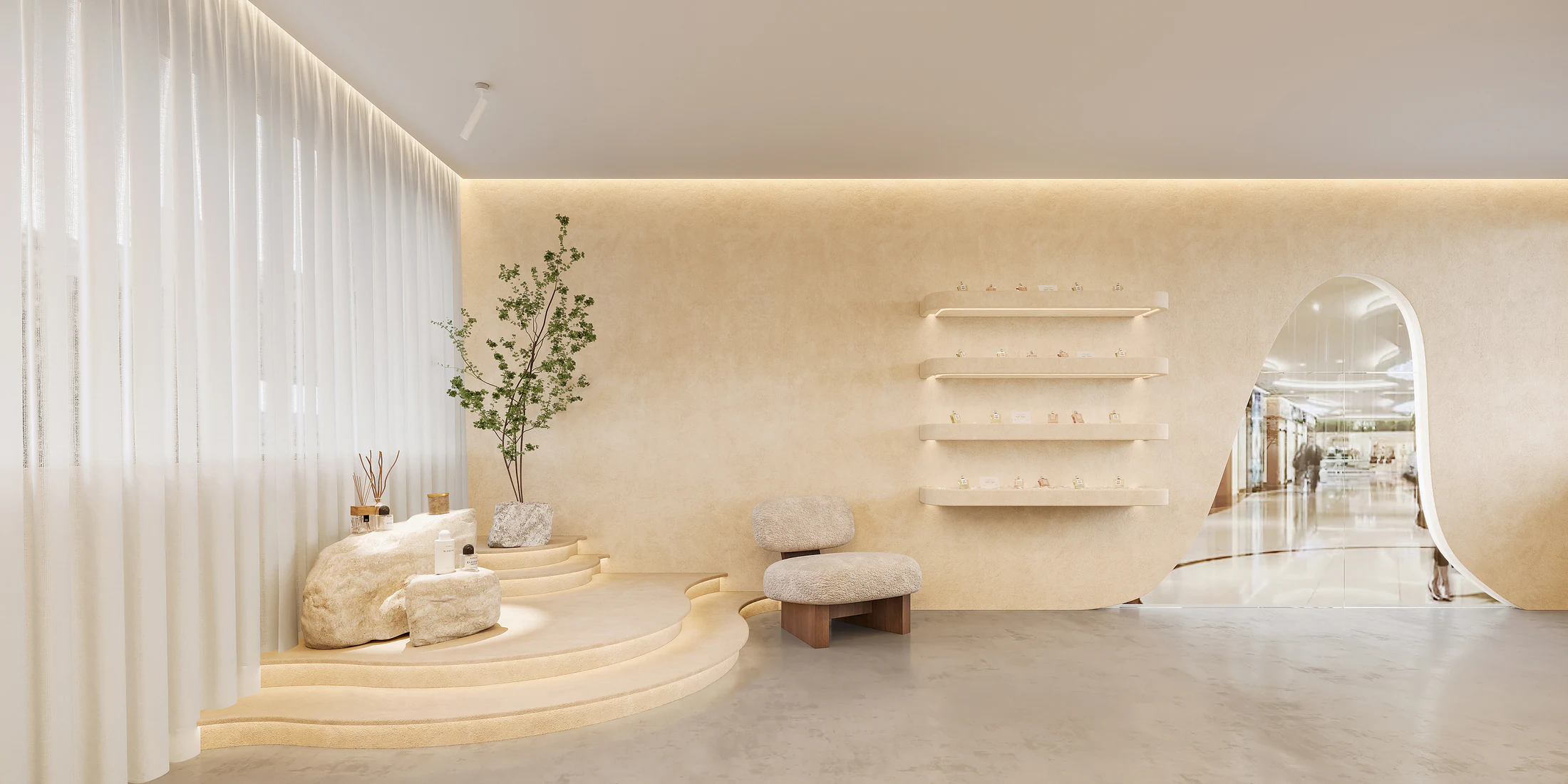 HOMESEE CITTA Wood Tone Library Commercial Interior Design commercial interior case image 08