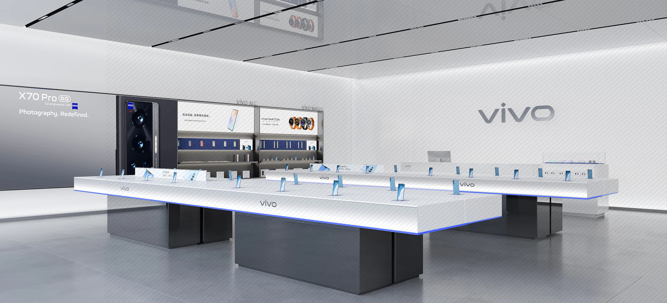 HOMESEE vivo Retail Zone Store Commercial Interior Design commercial interior case image 02