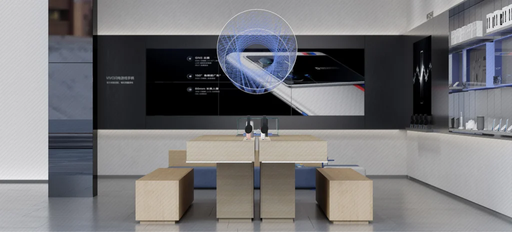 HOMESEE vivo Retail Zone Store Commercial Interior Design commercial interior case image 10