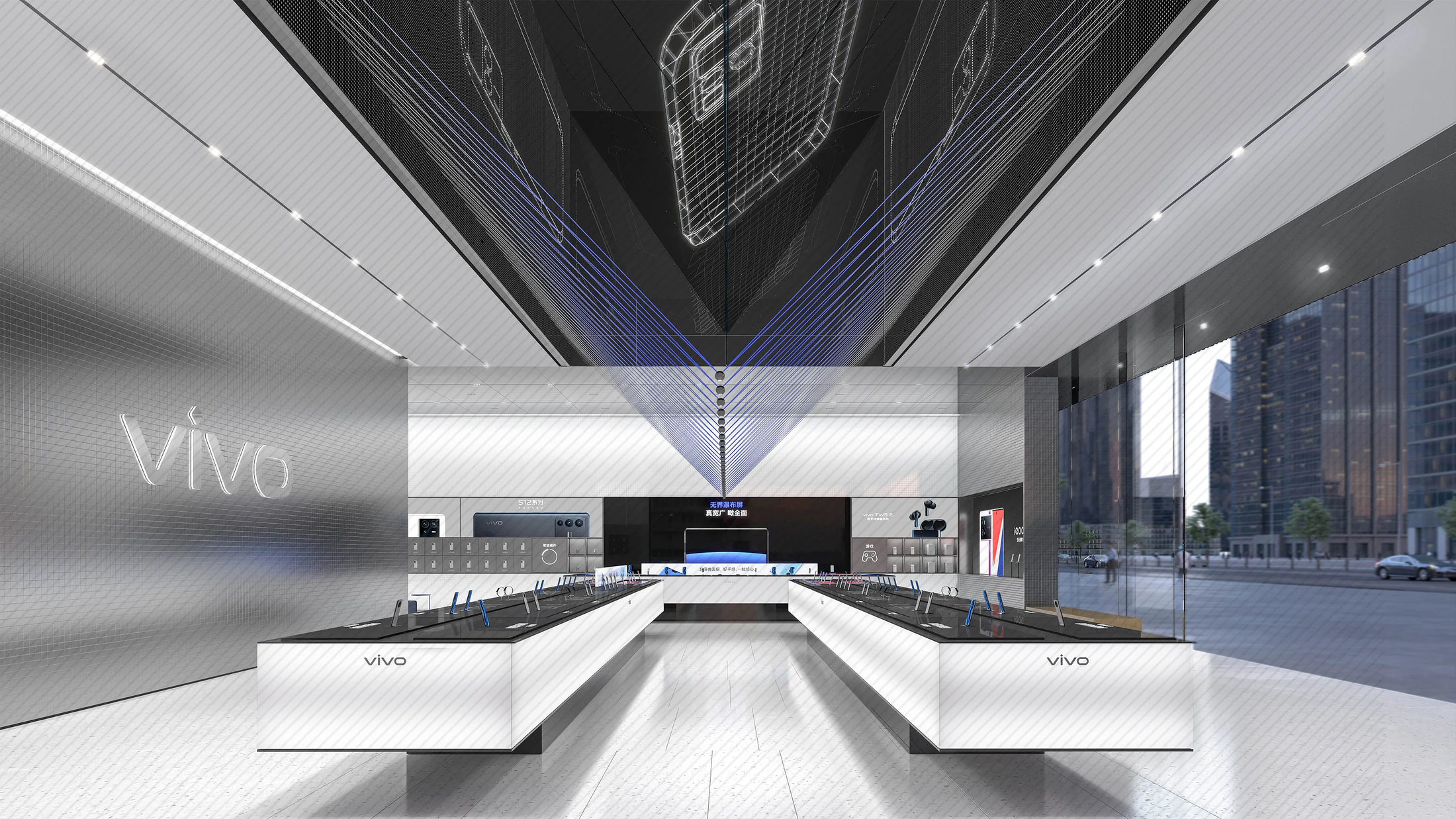 HOMESEE vivo Customer Experience Center Commercial Interior Design commercial interior case image 03