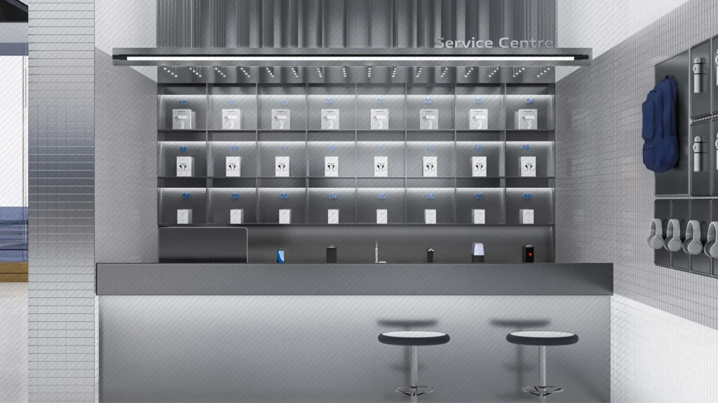 HOMESEE vivo Customer Experience Center Commercial Interior Design commercial interior case image 10