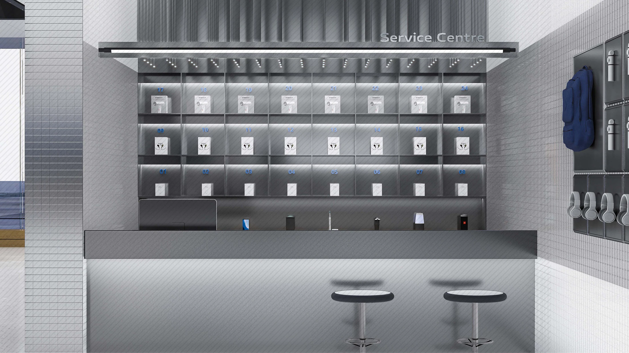 HOMESEE vivo Customer Experience Center Commercial Interior Design commercial interior case image 10
