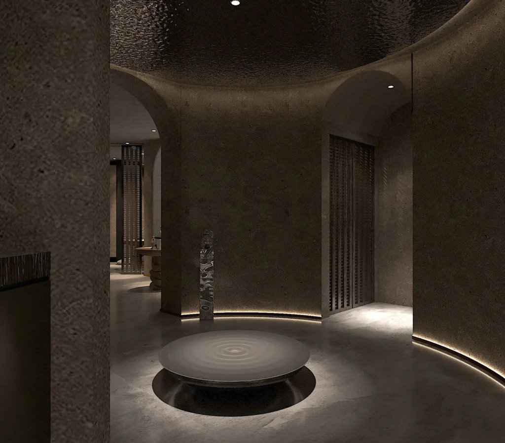 HOMESEE Kunming Rushi Yijing SPA Commercial Interior Design