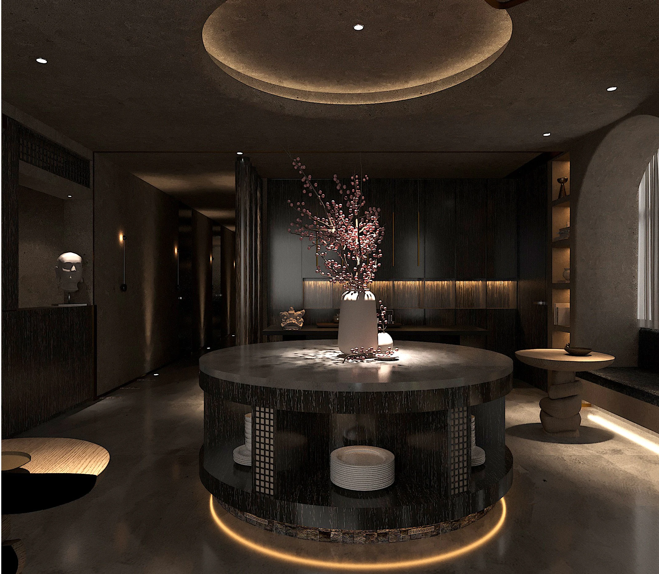 HOMESEE Kunming Rushi Yijing SPA Commercial Interior Design commercial interior case image 05