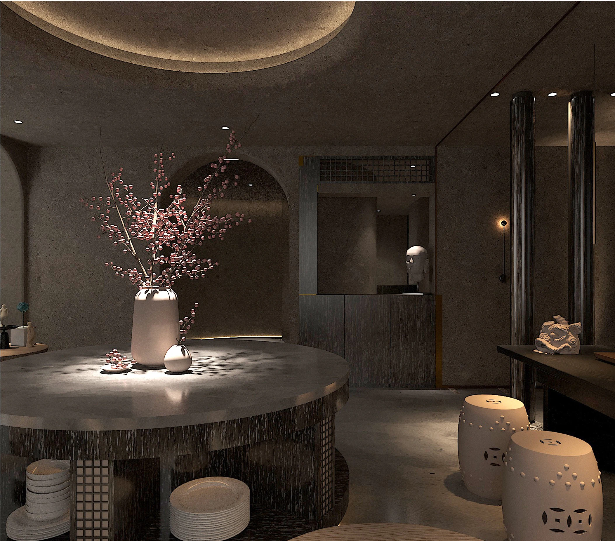 HOMESEE Kunming Rushi Yijing SPA Commercial Interior Design commercial interior case image 06