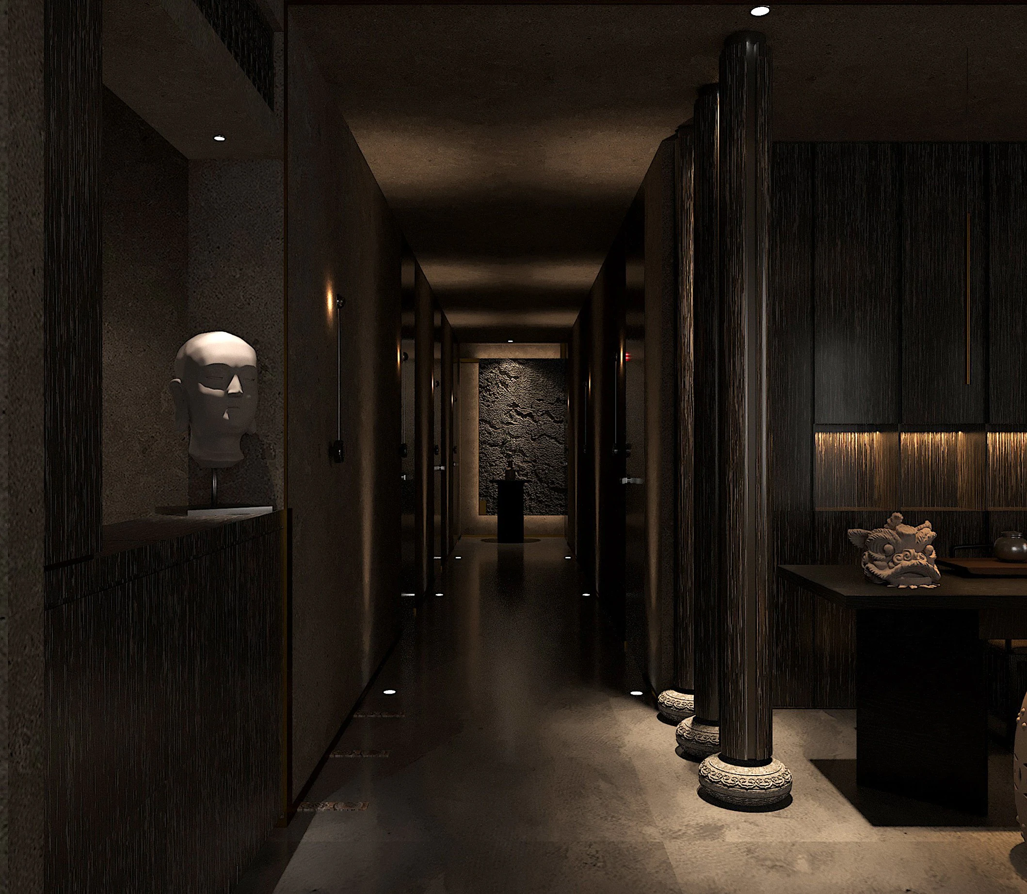 HOMESEE Kunming Rushi Yijing SPA Commercial Interior Design commercial interior case image 07