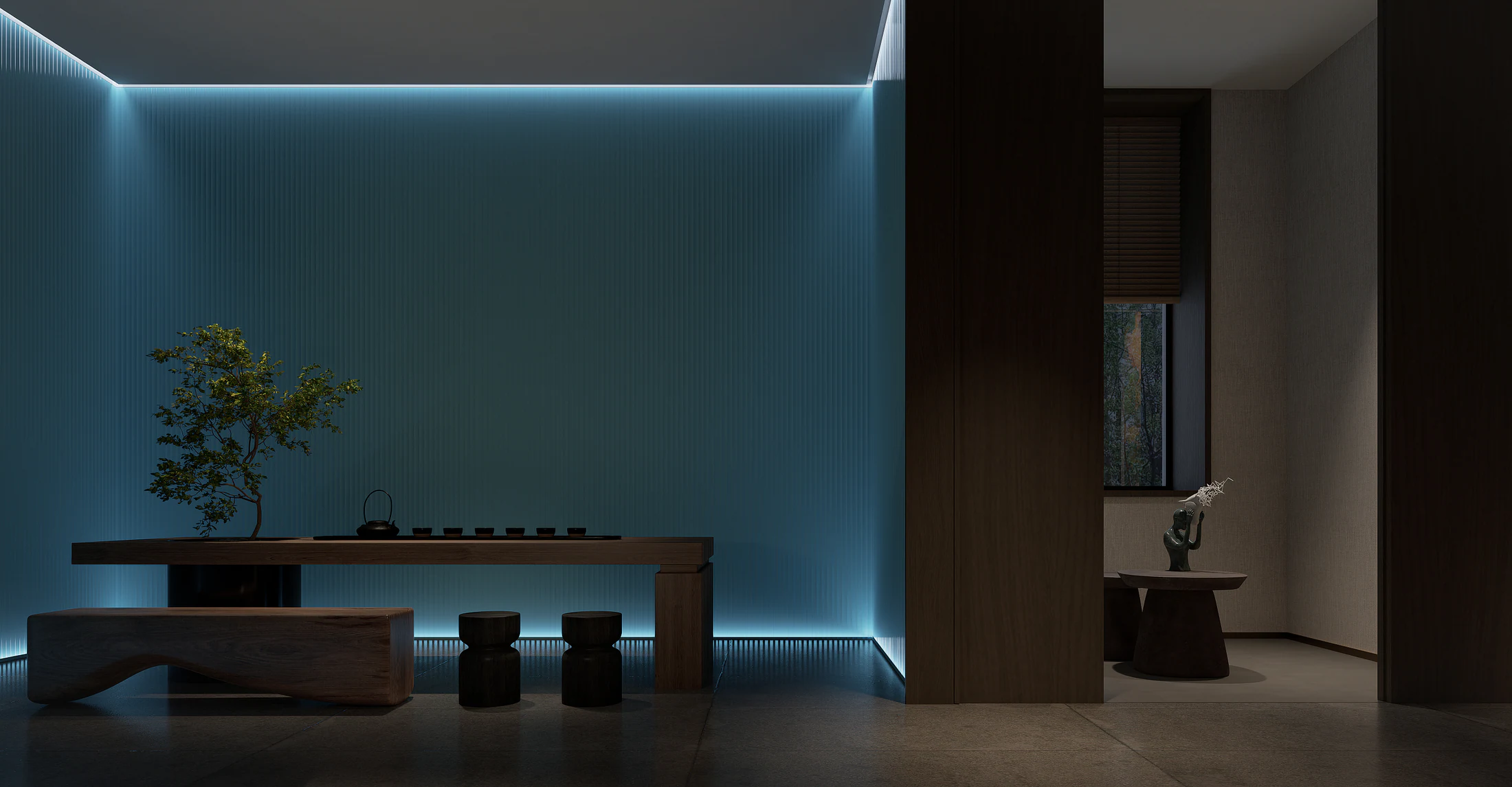HOMESEE Tianyangtang Chinese Zen Wellness SPA Commercial Interior Design commercial interior case image 03
