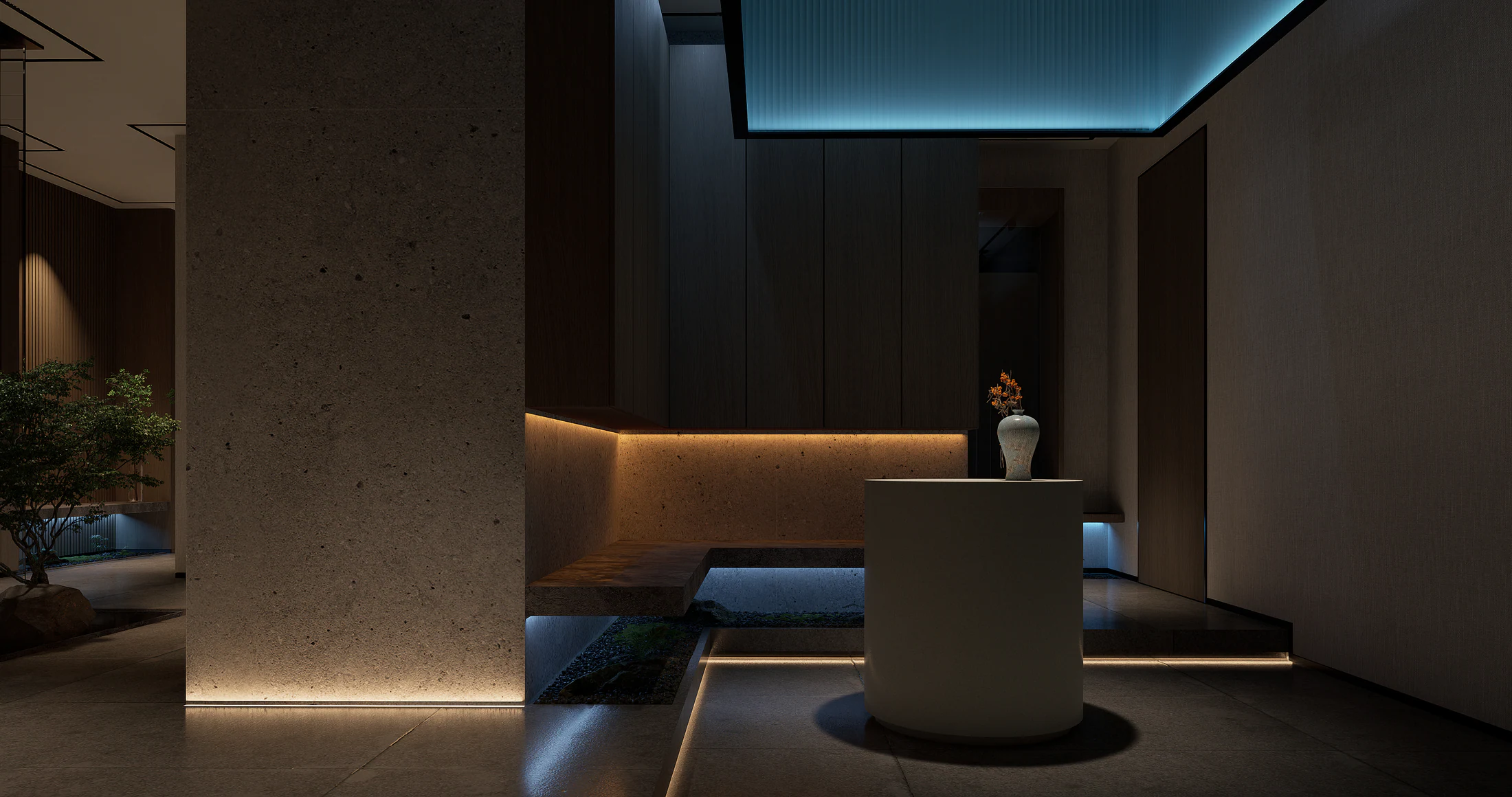 HOMESEE Tianyangtang Chinese Zen Wellness SPA Commercial Interior Design commercial interior case image 07