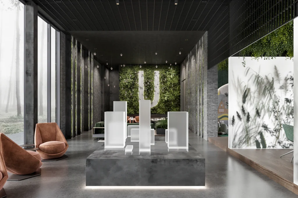 HOMESEE Urman City Open Office Interior Design office interior case image 05