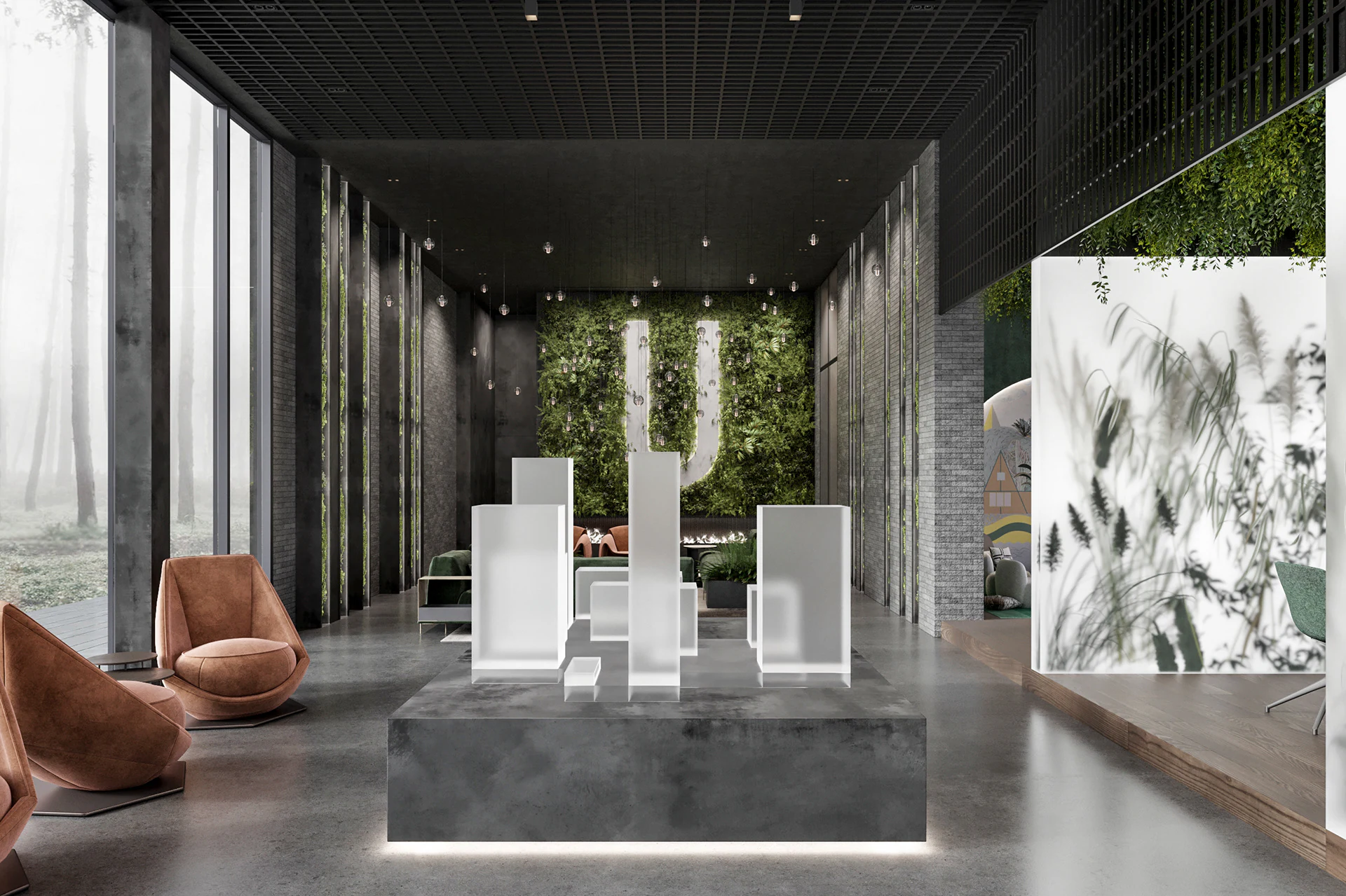 HOMESEE Urman City Open Office Interior Design office interior case image 05