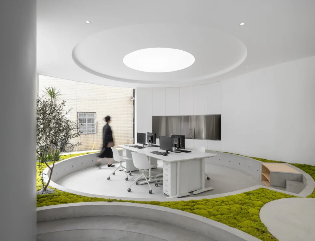 HOMESEE Office U Interior Design office interior case image 05