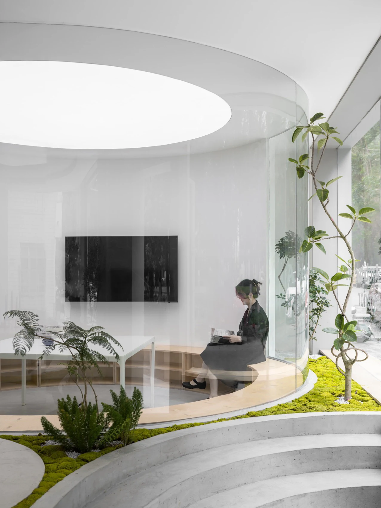 HOMESEE Office U Interior Design office interior case image 06