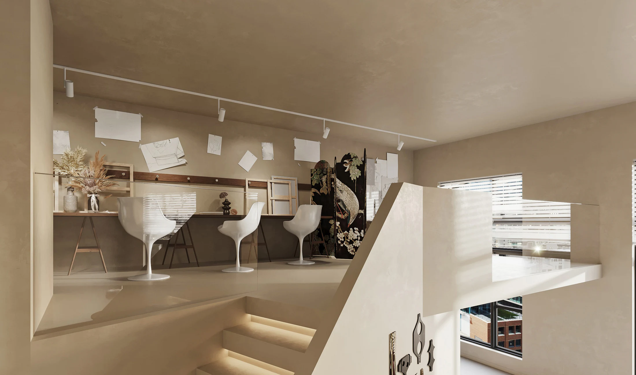 HOMESEE Floral Studio Interior Design office interior case image 04