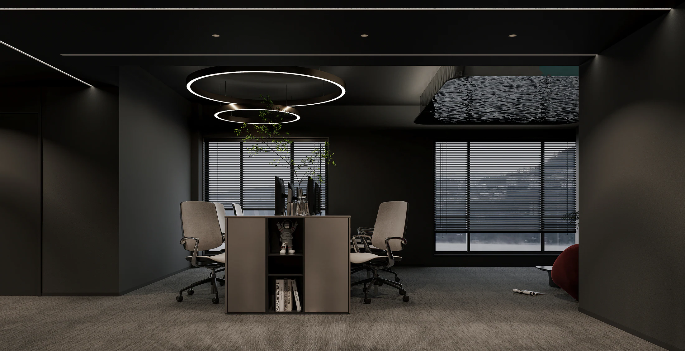 HOMESEE Chengdu IDESCRIBE VISION Office Workspace Interior Design office interior case image 09