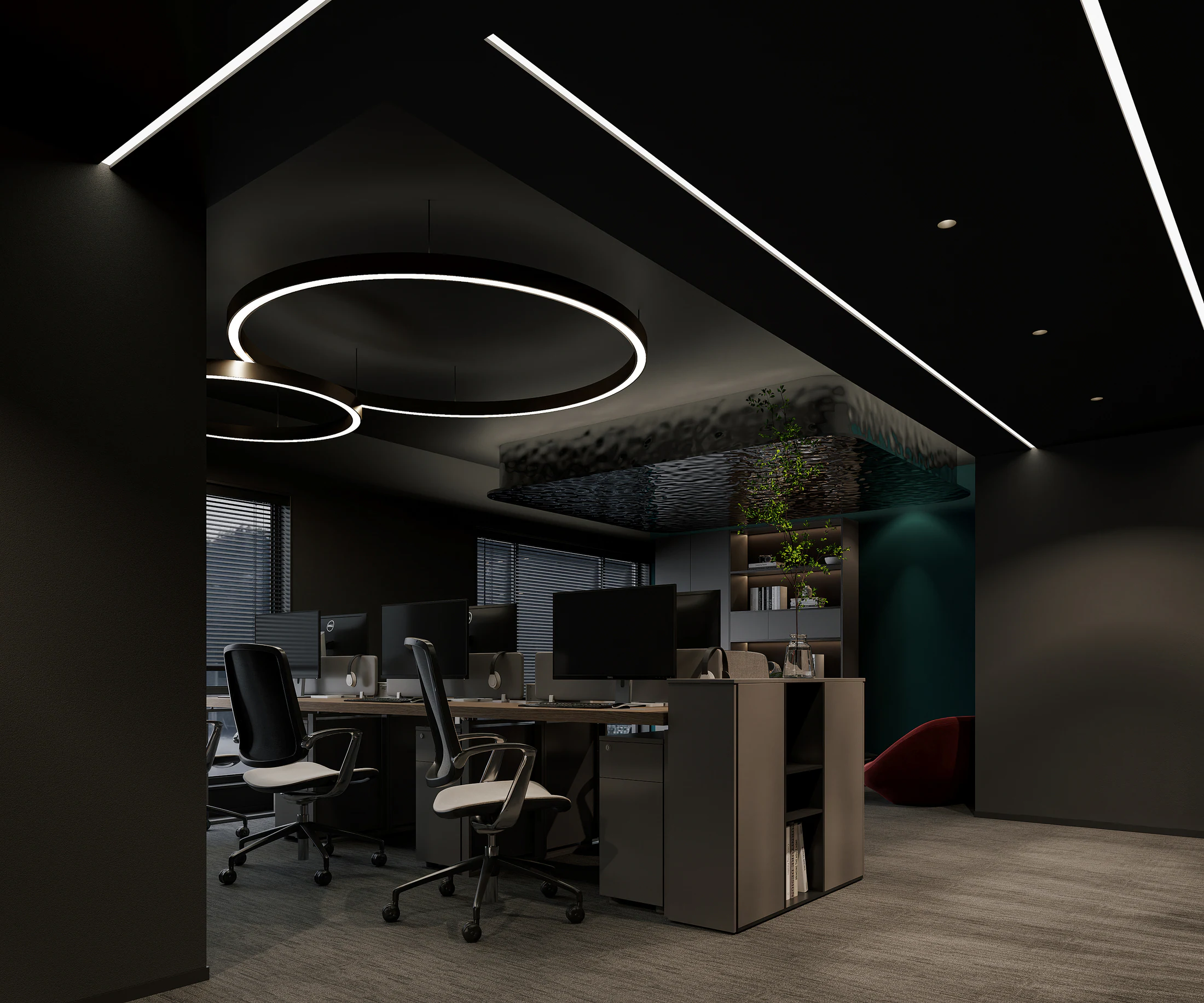 HOMESEE Chengdu IDESCRIBE VISION Office Workspace Interior Design office interior case image 10