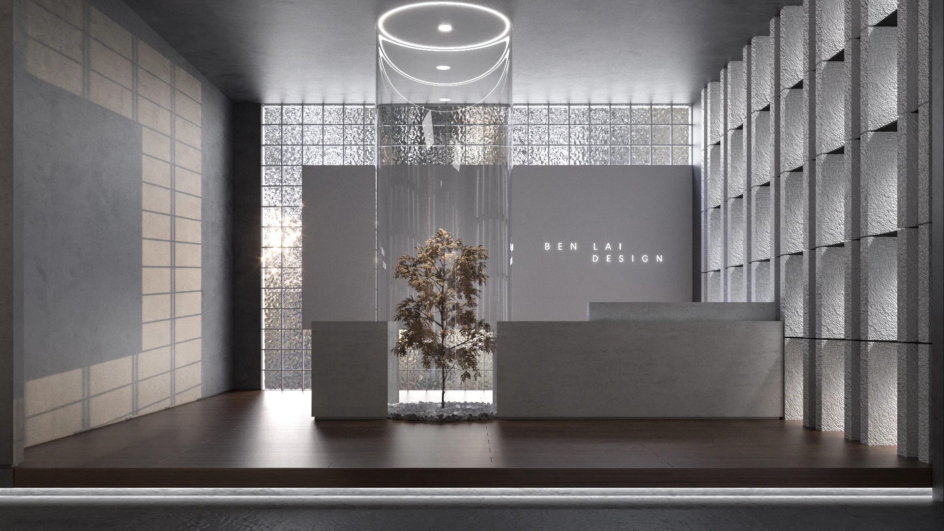 HOMESEE Quiet Night Office Interior Design office interior case image 02