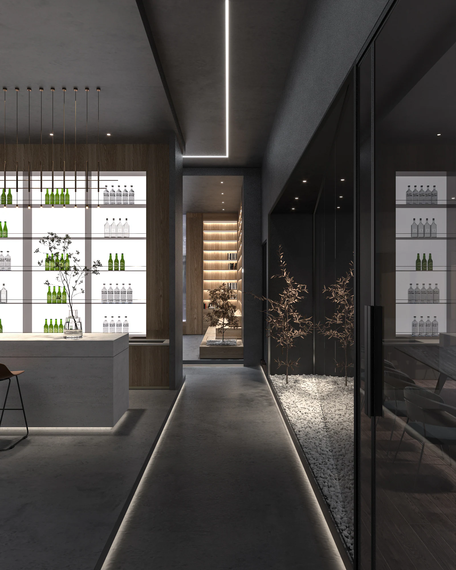 HOMESEE Quiet Night Office Interior Design office interior case image 03
