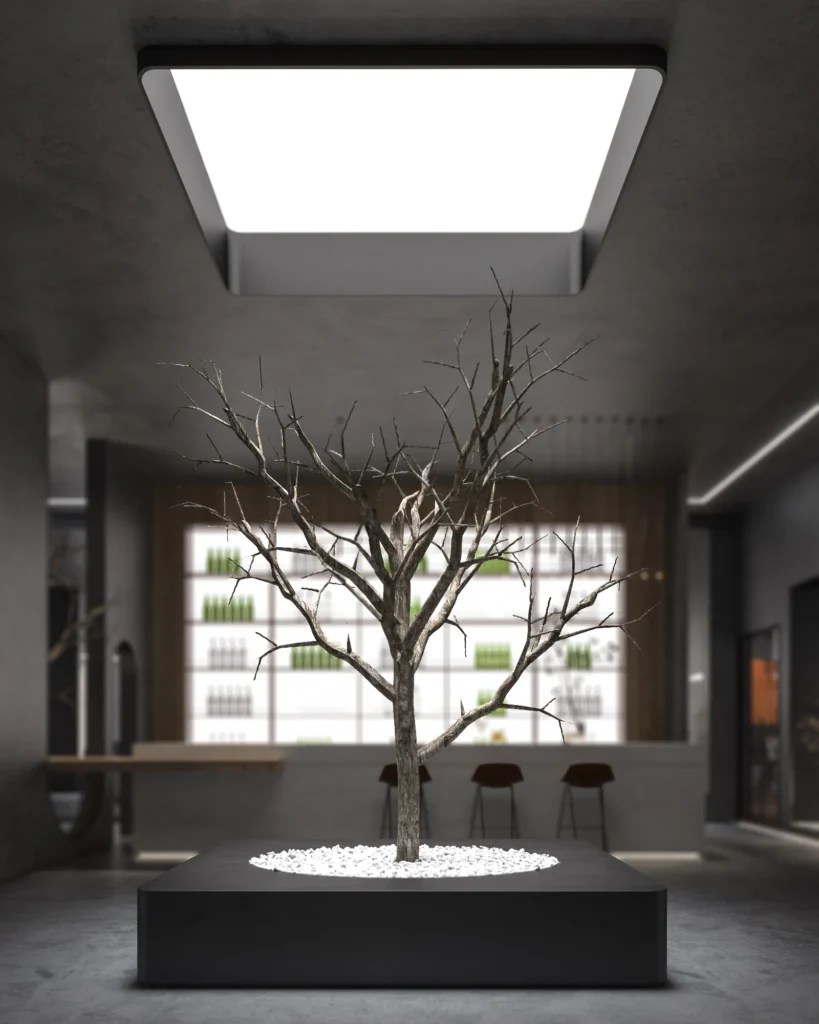 HOMESEE Quiet Night Office Interior Design office interior case image 06