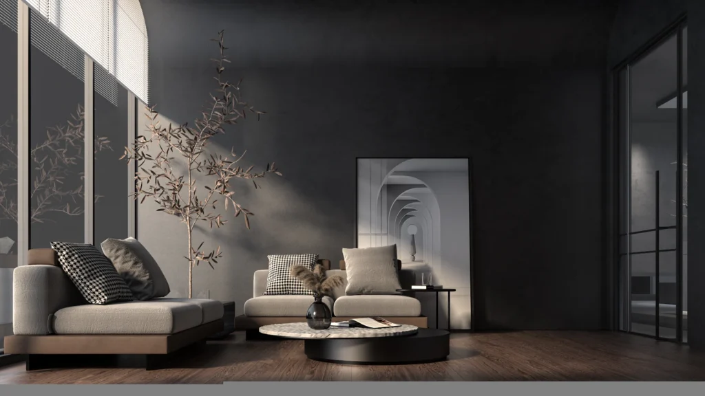 HOMESEE Quiet Night Office Interior Design office interior case image 10