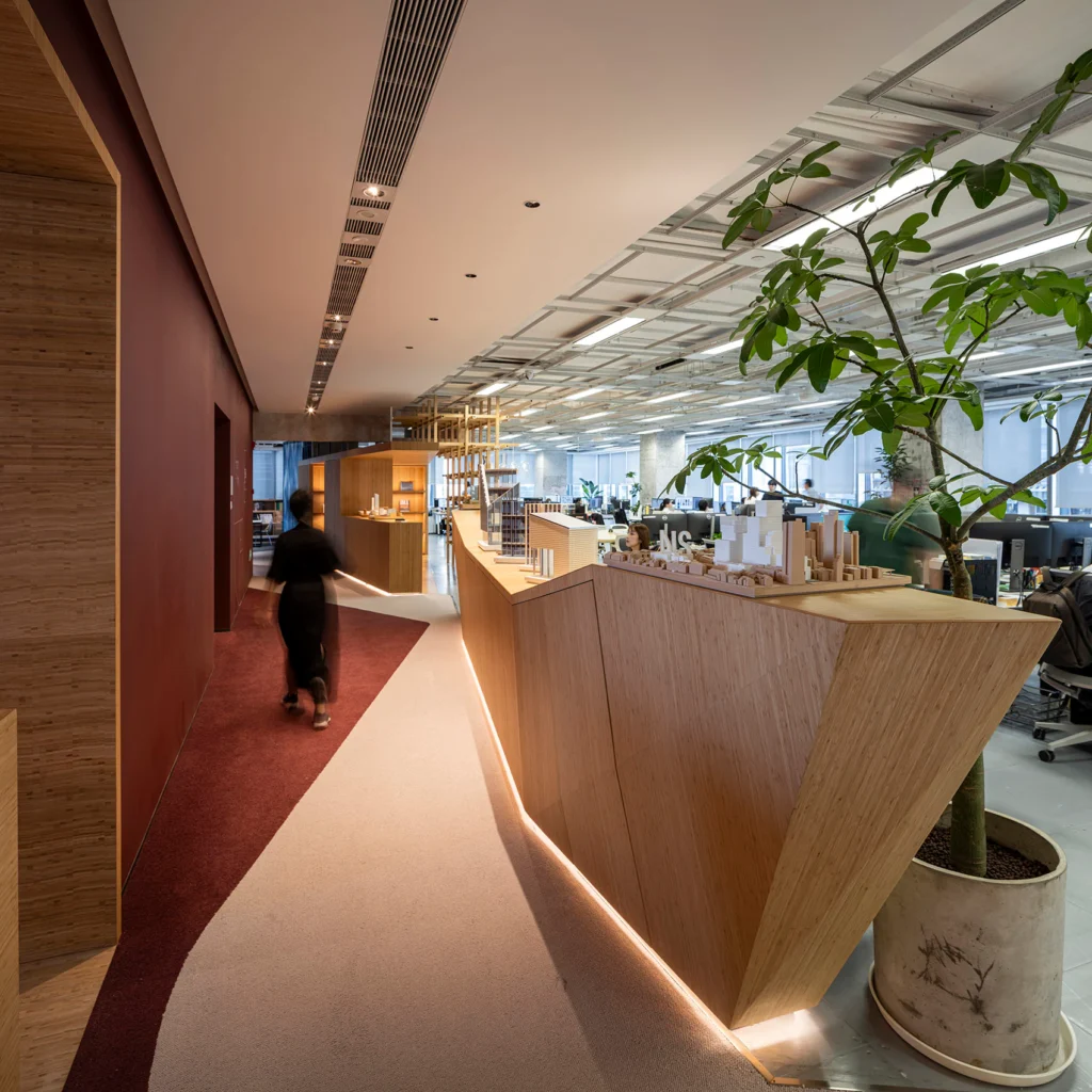 HOMESEE Shanghai Office Workspace Interior Design office interior case image 05