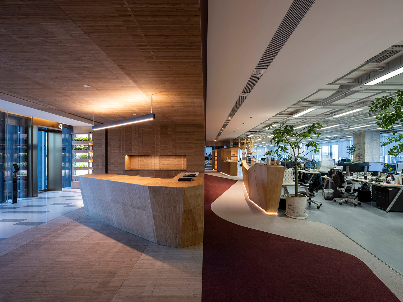 HOMESEE Shanghai Office Workspace Interior Design office interior case image 07