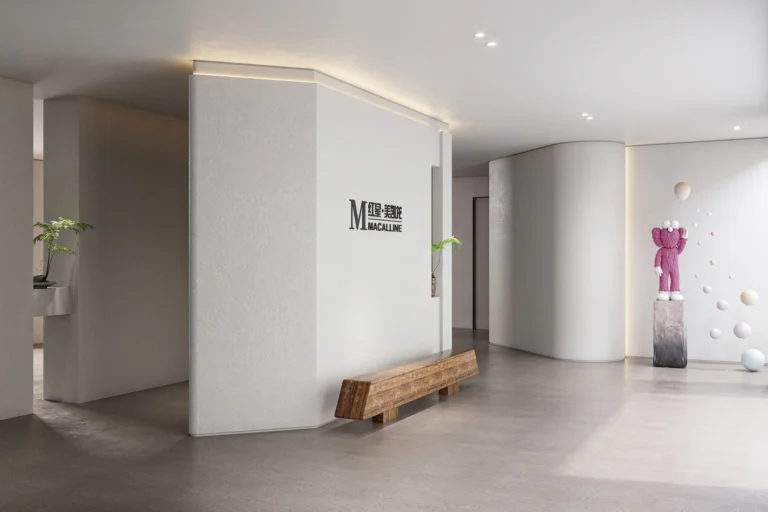 HOMESEE Red Star Macalline Minimal Office Interior Design