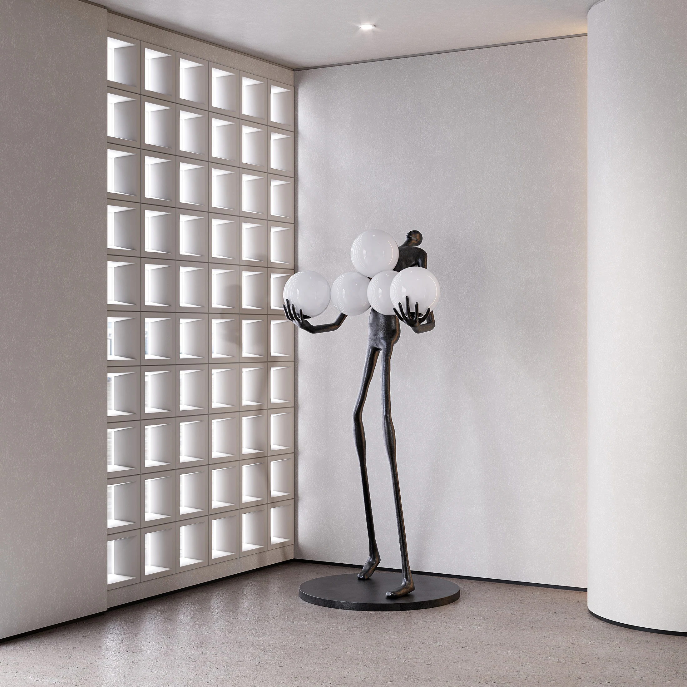 HOMESEE Red Star Macalline Minimal Office Interior Design office interior case image 04
