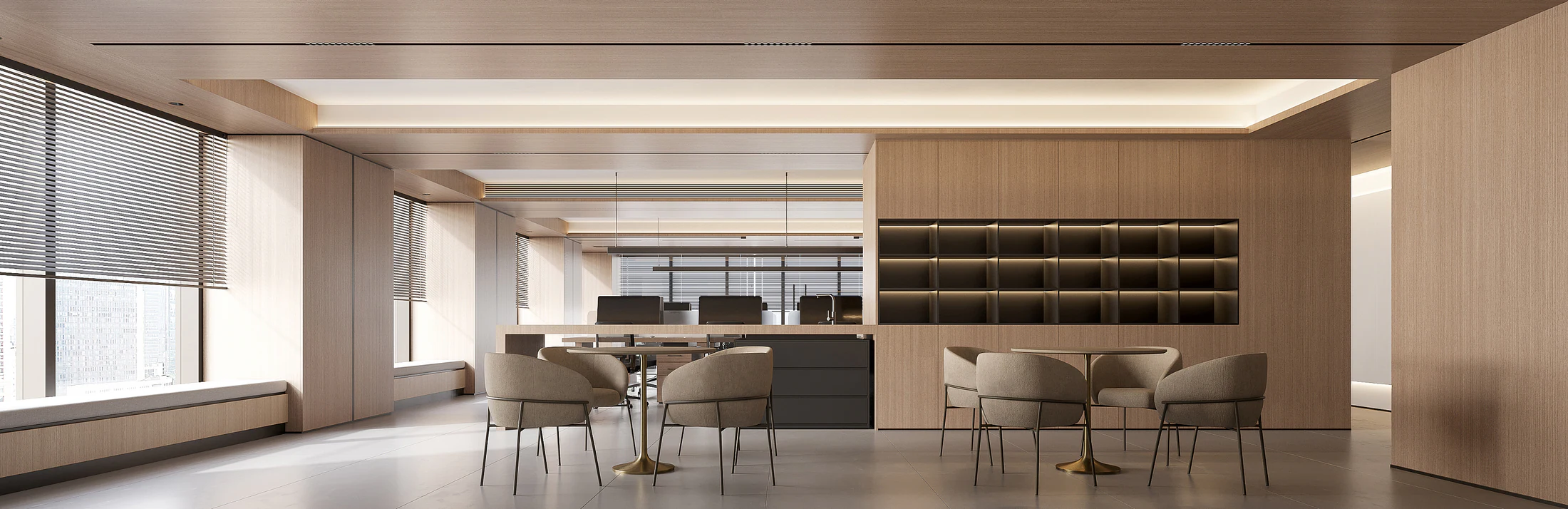 HOMESEE BoShi Education Office Workspace Interior Design office interior case image 03