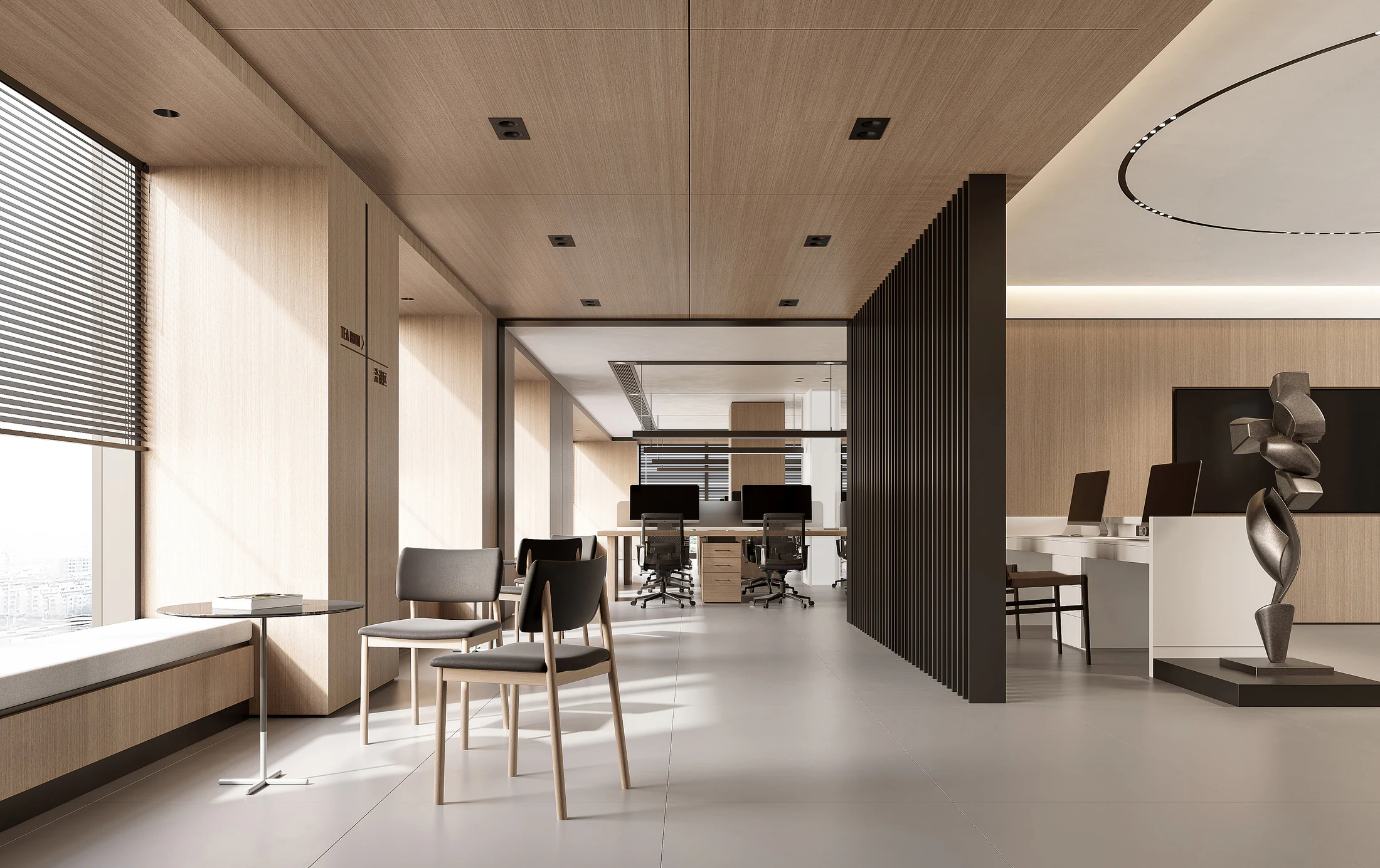 HOMESEE BoShi Education Office Workspace Interior Design office interior case image 04