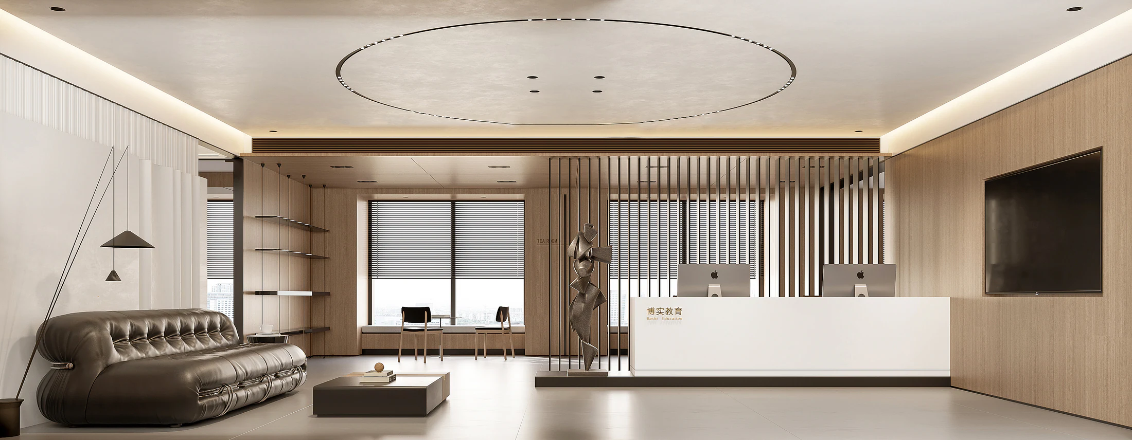 HOMESEE BoShi Education Office Workspace Interior Design office interior case image 05