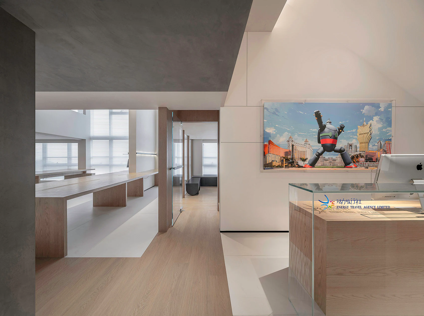 HOMESEE Zhuhai Travel Agency Headquarters Interior Design office interior case image 05