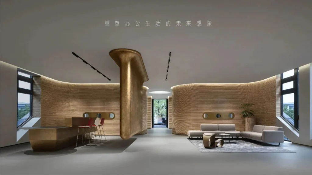 HOMESEE Shanghai 2100 sqm Office Workspace Interior Design office interior case image 02