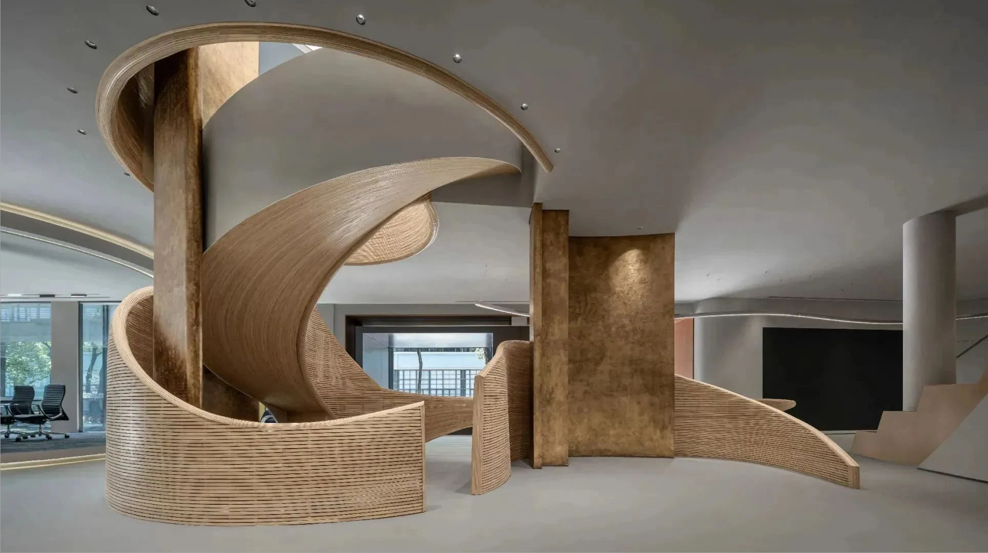 HOMESEE Shanghai 2100 sqm Office Workspace Interior Design office interior case image 03