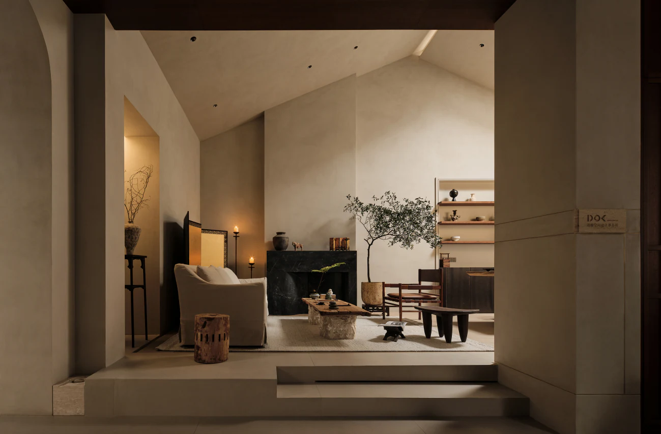 HOMESEE Natural Oriental Quiet Office Interior Design office interior case image 04
