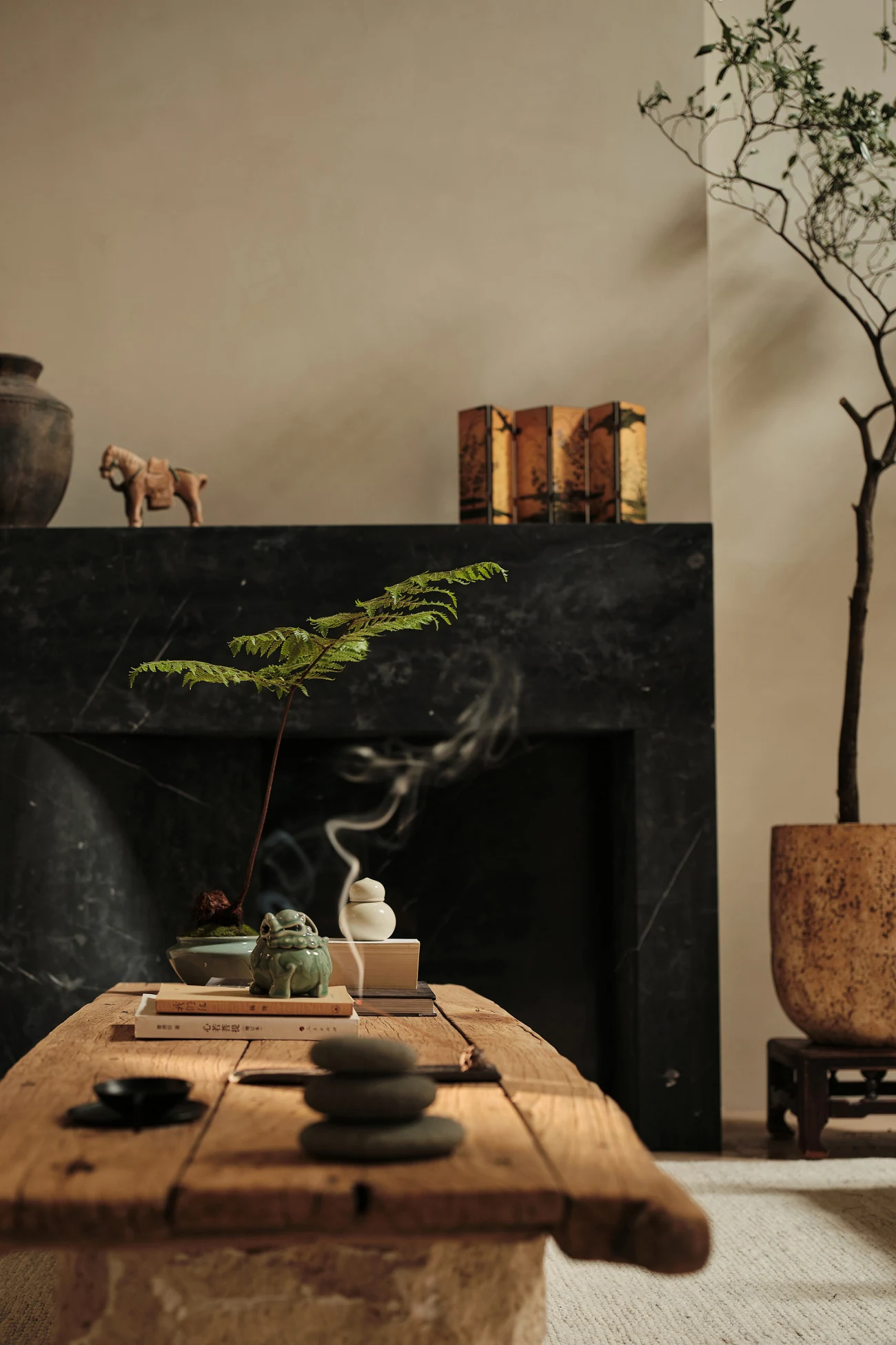 HOMESEE Natural Oriental Quiet Office Interior Design office interior case image 07