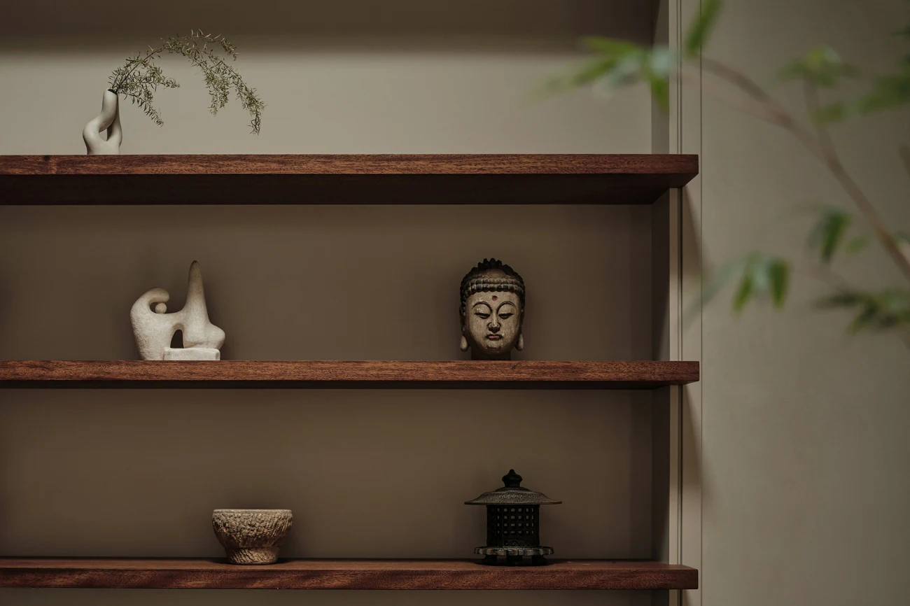 HOMESEE Natural Oriental Quiet Office Interior Design office interior case image 09