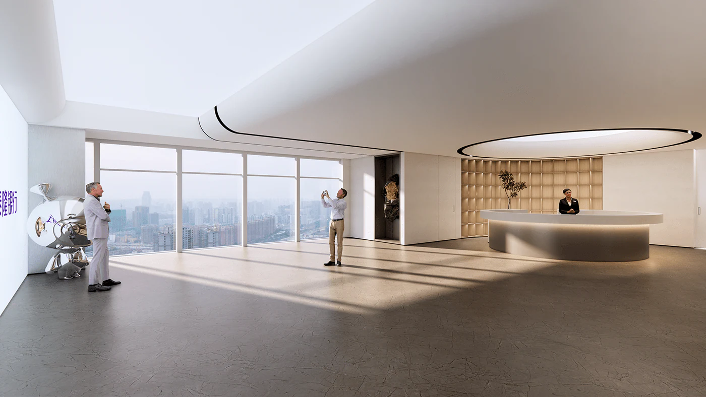 HOMESEE Entropy Office Workspace Interior Design office interior case image 04