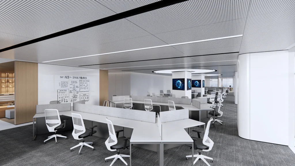 HOMESEE Entropy Office Workspace Interior Design office interior case image 05