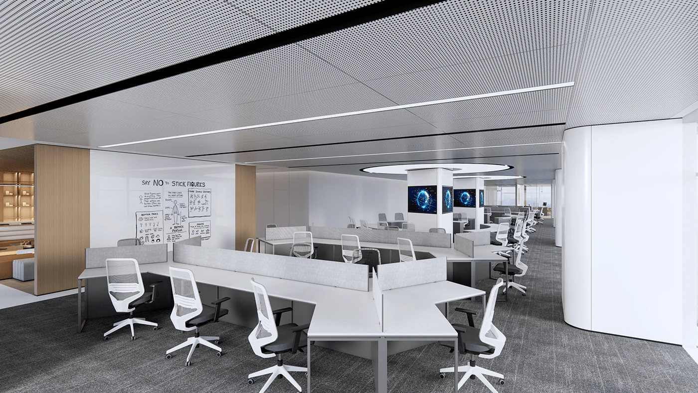 HOMESEE Entropy Office Workspace Interior Design office interior case image 05
