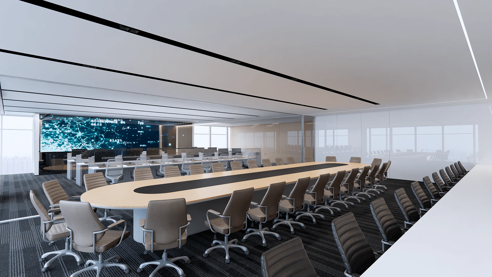 HOMESEE Entropy Office Workspace Interior Design office interior case image 07