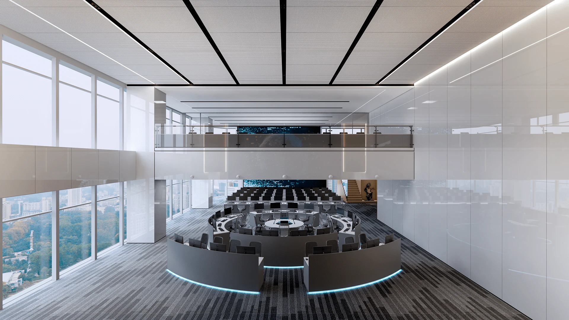 HOMESEE Entropy Office Workspace Interior Design office interior case image 08