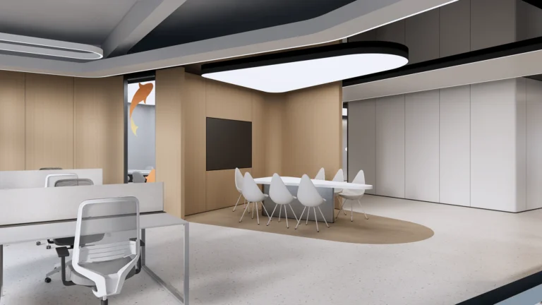 HOMESEE Fluid Office Workspace Interior Design