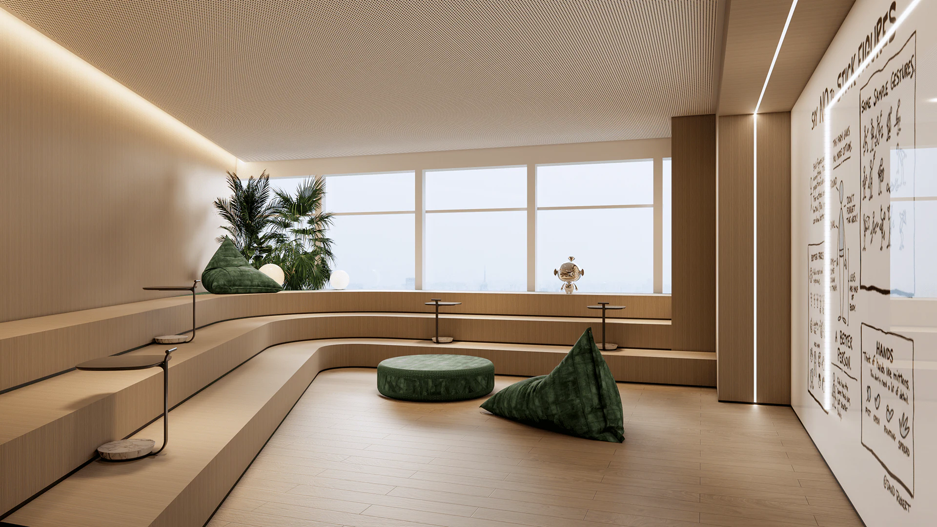 HOMESEE Fluid Office Workspace Interior Design office interior case image 06