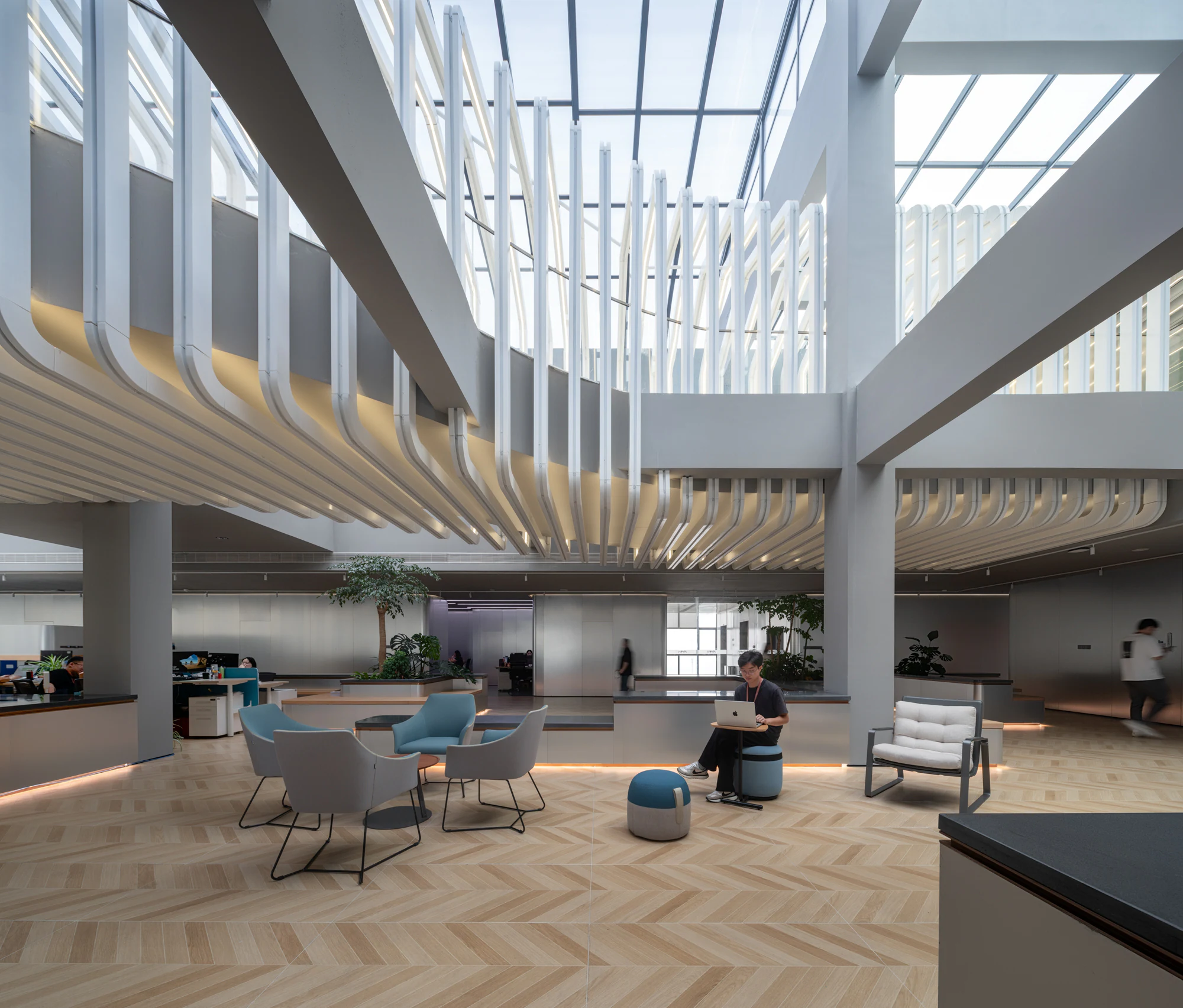 HOMESEE JOYE Technology HQ Joyful Connections Interior Design office interior case image 02