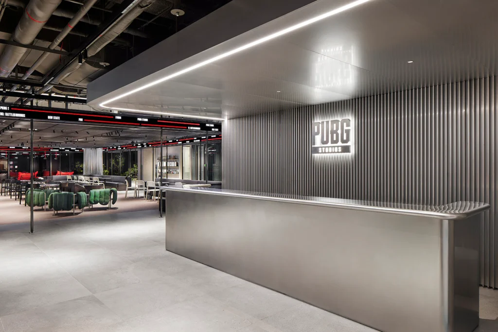 HOMESEE Seoul KRAFTON Workspace Interior Design office interior case image 02