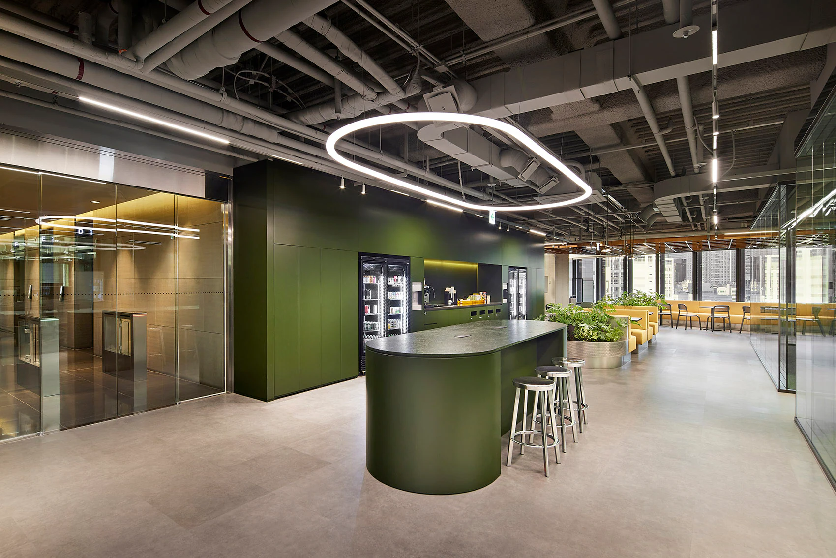HOMESEE Seoul KRAFTON Workspace Interior Design office interior case image 07