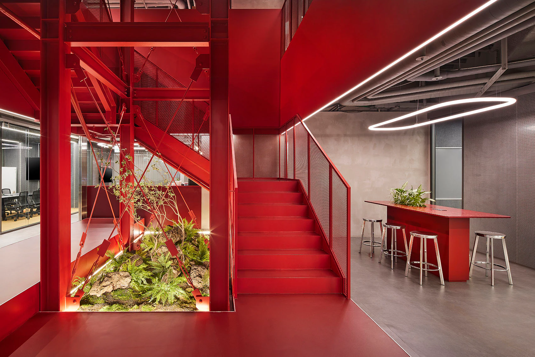 HOMESEE Seoul KRAFTON Workspace Interior Design office interior case image 09